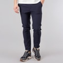 Mens Luxe Slim Fit Tech Chinos Navy
