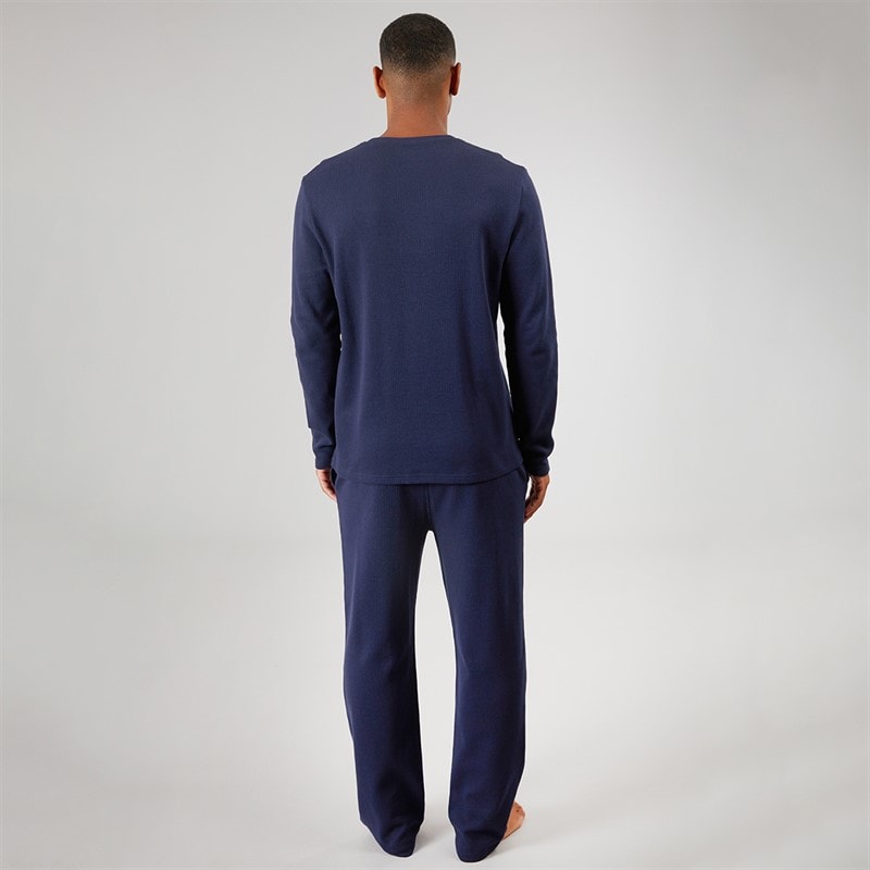 Mens Ashmole Lounge Set Navy - Image 2