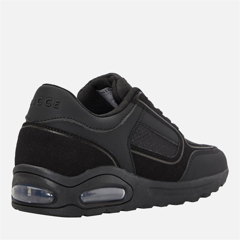 Junior Boys Elossi Trainers Black - Image 5