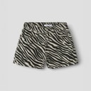 Girls Rose Shorts Cement Zebra