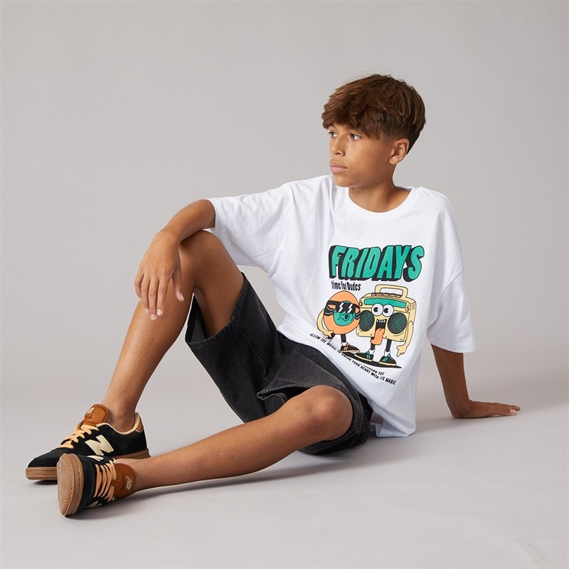 Boys Heinrick T-Shirt Bright White - Image 4