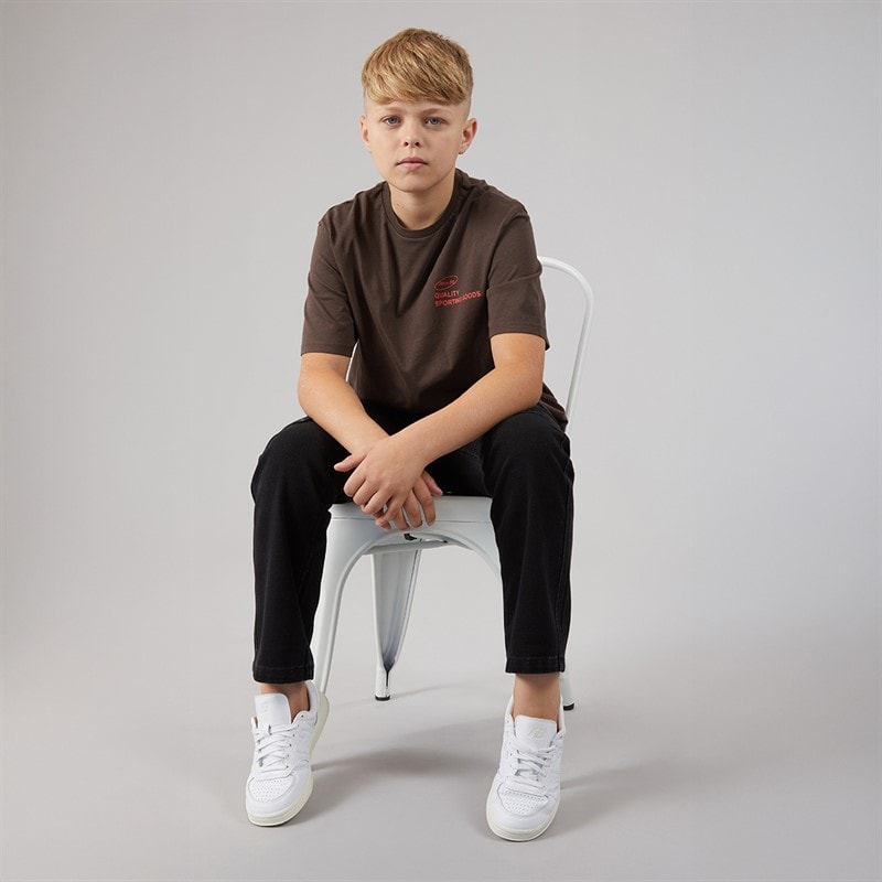 Boys Jude T-Shirt Chocolate Brown - Image 4