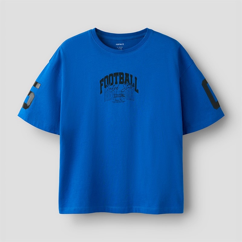 Boys Hennry T-Shirt Deep Ultramarine - Image 2