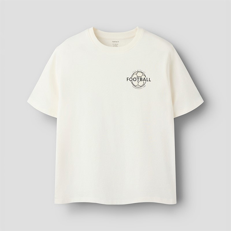 Boys Himas Soccer T-Shirt Cloud Dancer/Football - Image 2