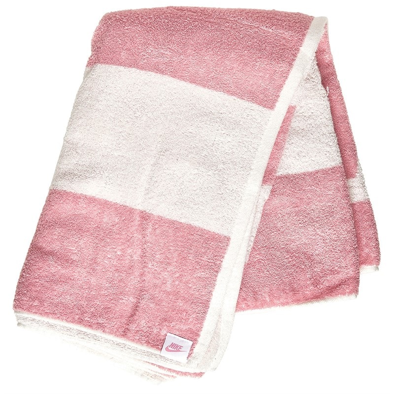 Womens Club Pool Towel Medium Soft Pink/White - Image 2