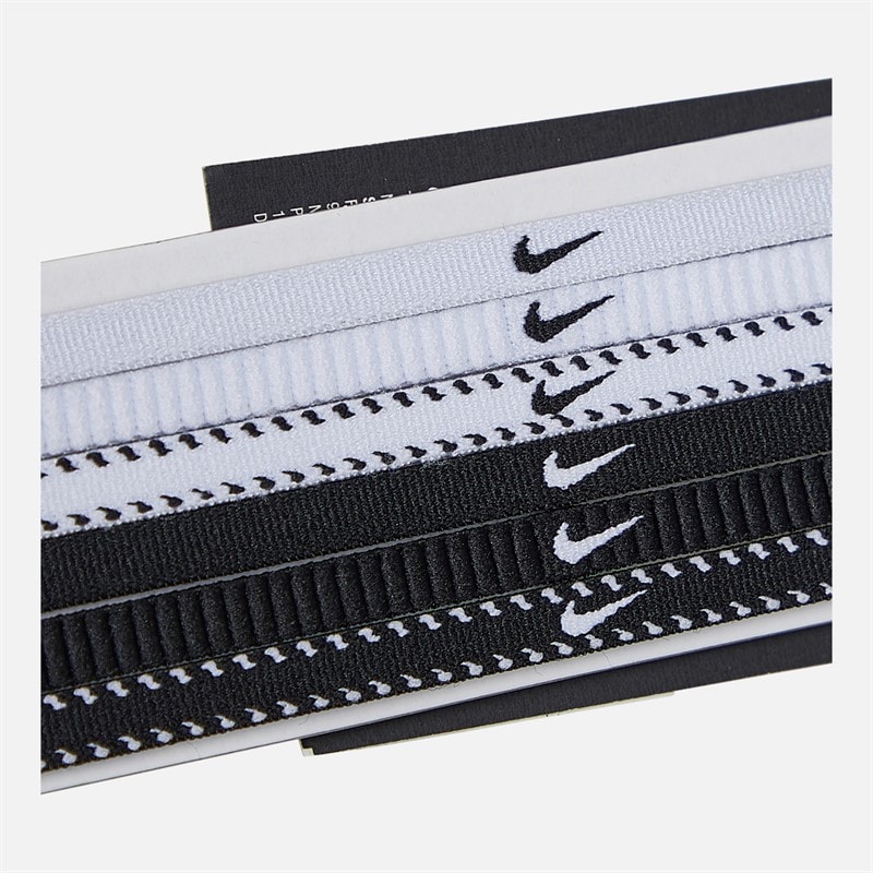 Womens Flex Classic Slim Six Pack Headbands White/Black/White - Image 2