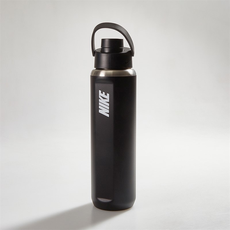 Recharge Stainless Steel Insulated 24oz Water Bottle Black/Black/White - Image 2