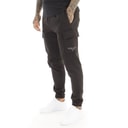 Mens Moorehen Cargo Joggers Black
