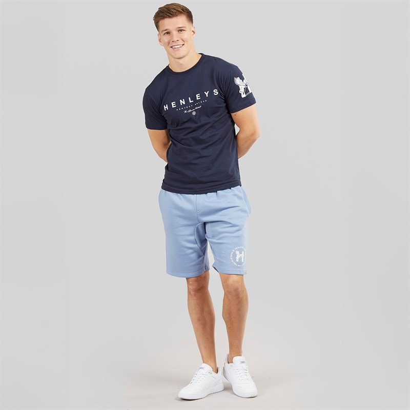 Mens Hentyme T-Shirt Navy - Image 4