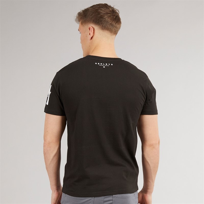 Mens Hentyme T-Shirt Black - Image 2