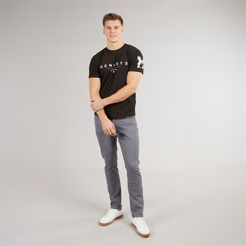 Mens Hentyme T-Shirt Black - Image 4