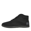 Mens Bevan High Canvas Pumps Black Mono