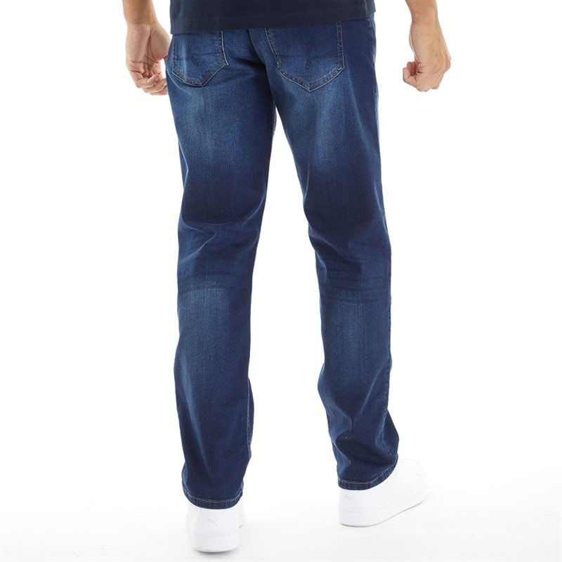 Mens Breeze Straight Fit Jeans Dark Wash - Image 2