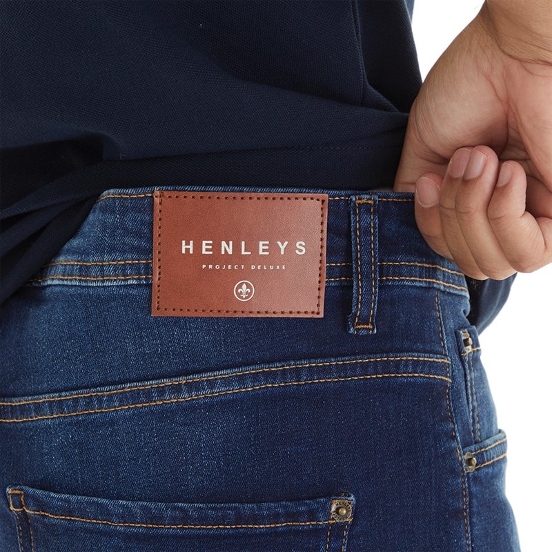 Mens Breeze Straight Fit Jeans Dark Wash - Image 3