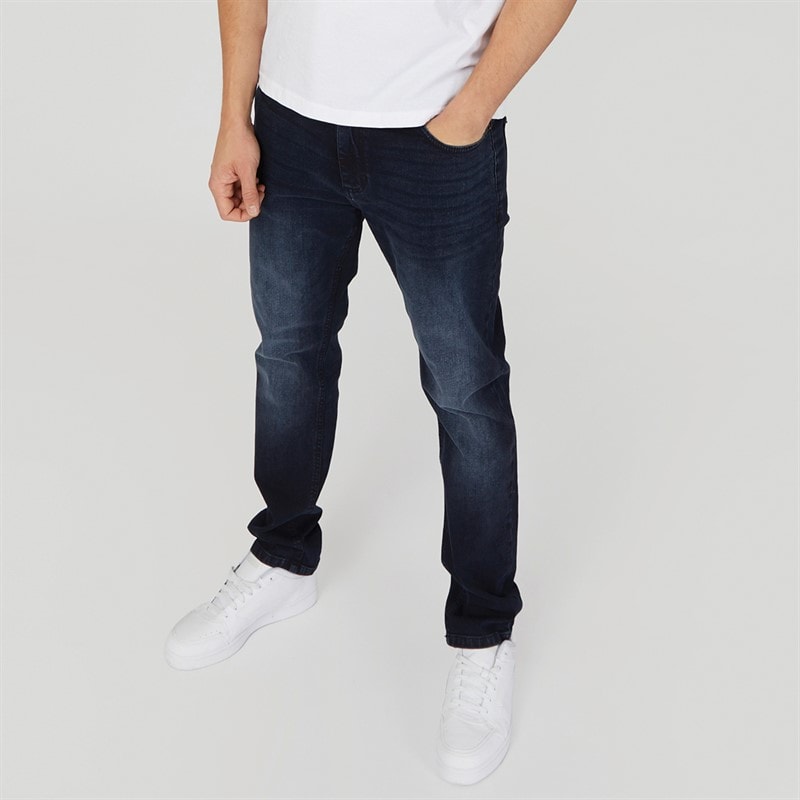 Mens Craze Comfort Jean Blue Black - Image 1