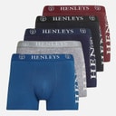 Mens Kelmack Five Pack Boxers Multi