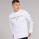Mens Melvern Long Sleeve Top White