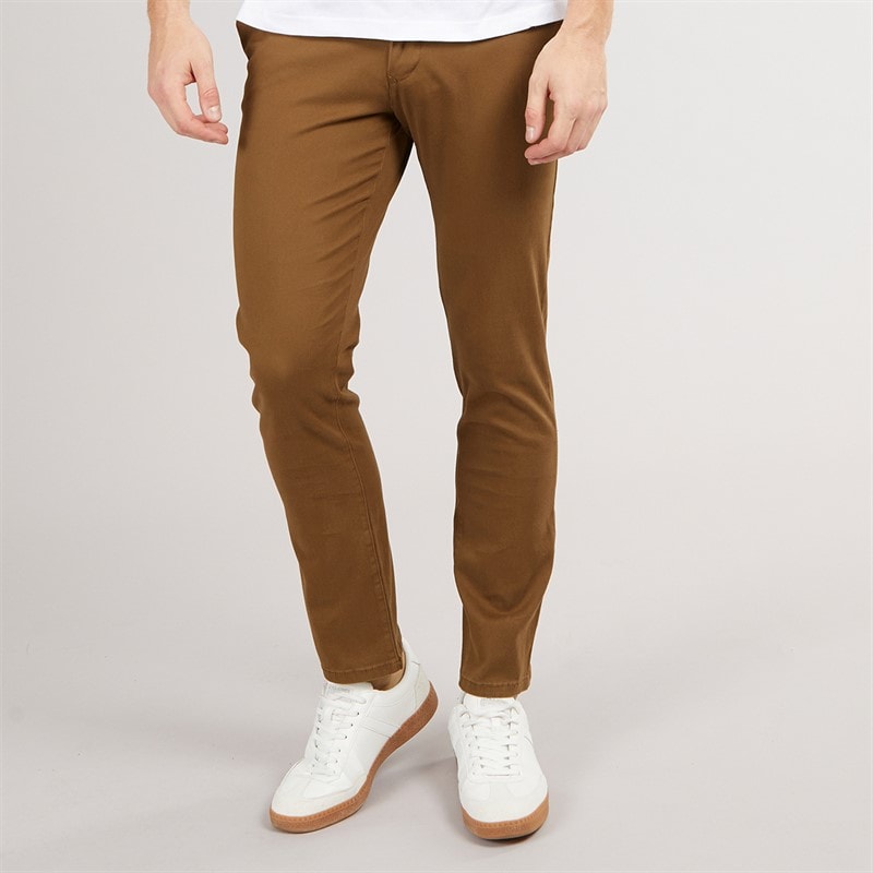 Mens Visit Chinos Tan - Image 1