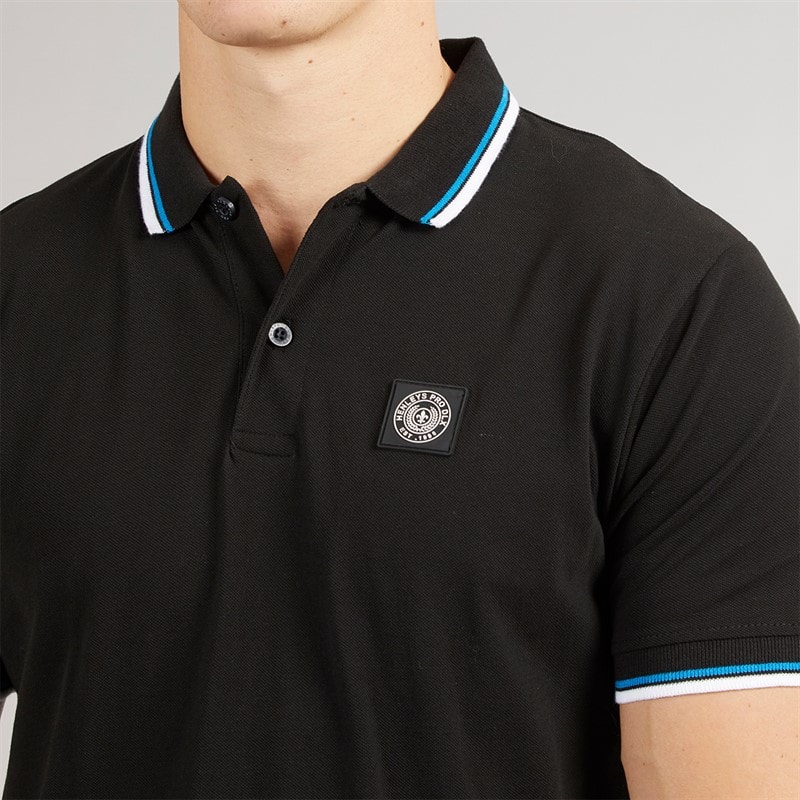 Mens Henalpha Polo Black - Image 3