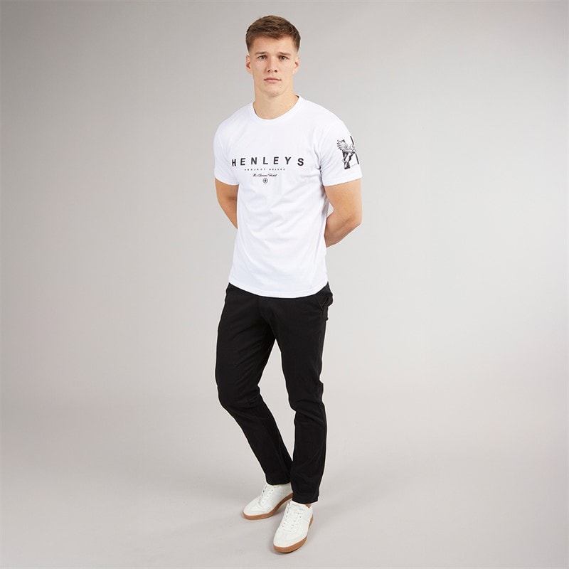 Mens Visit Chinos Black - Image 3