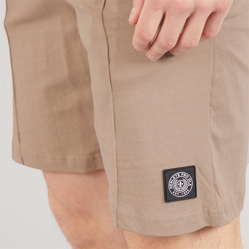 Mens Henychill Polo Shirt And Shorts Set Taupe - Image 5