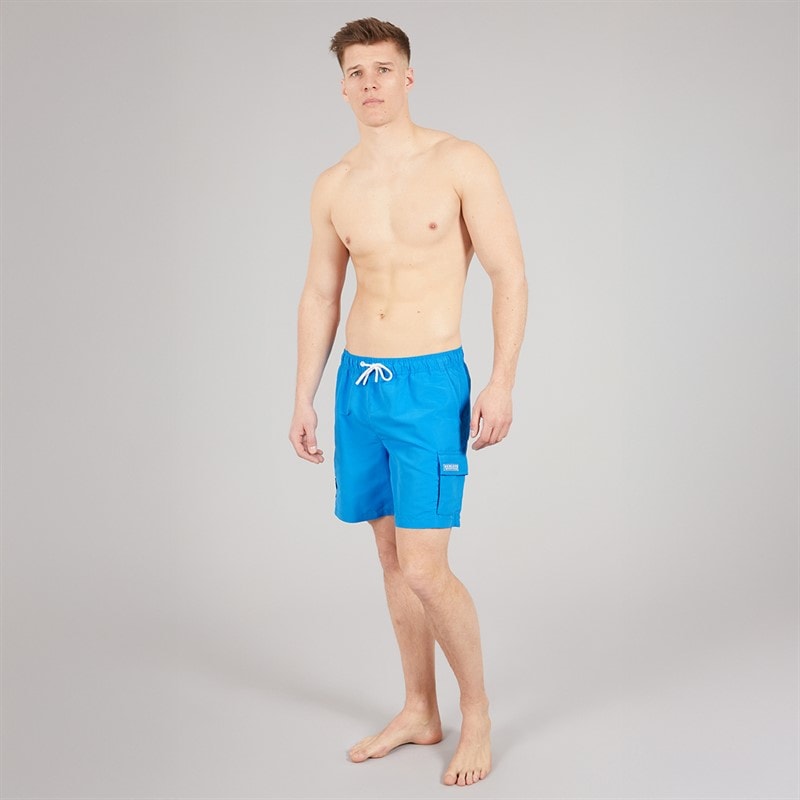 Mens Henulty Swimshorts Blue - Image 3