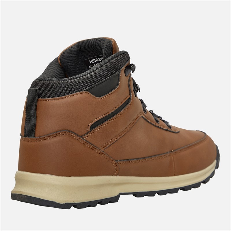 Mens Travis Boots Dark Tan - Image 5