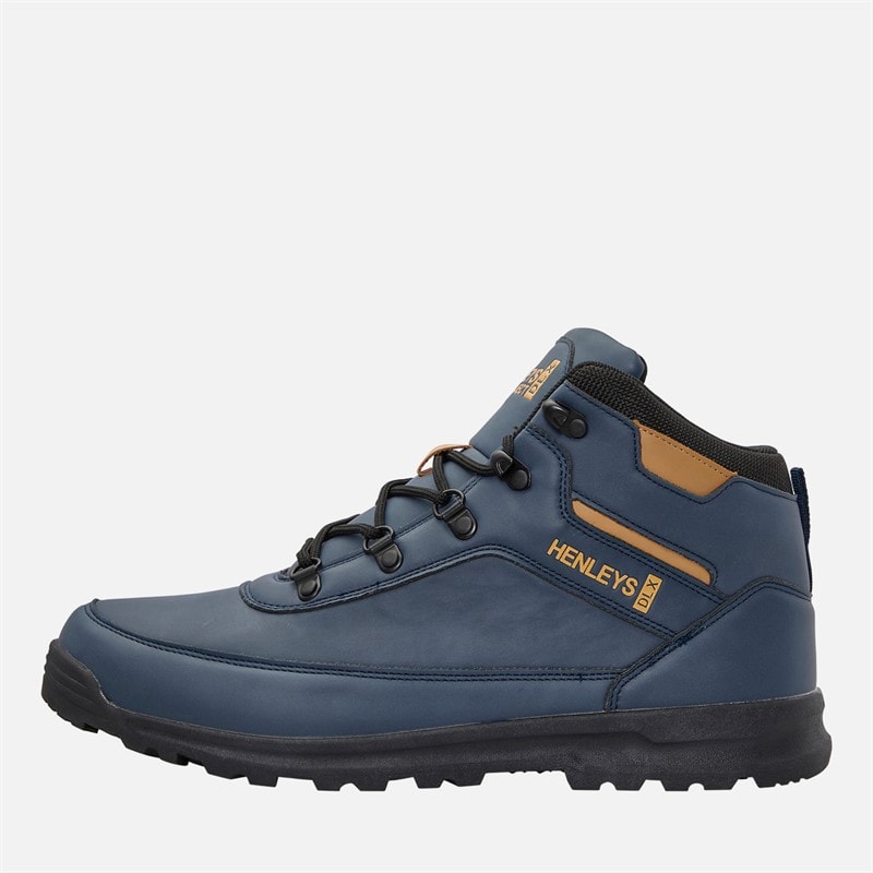 Mens Travis Boots Navy - Image 1