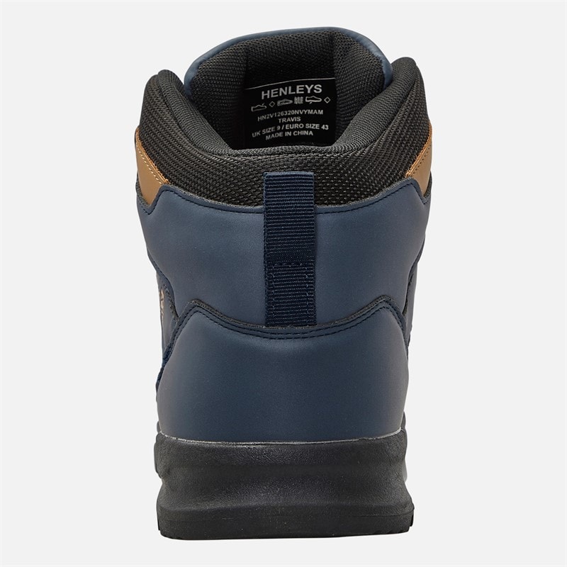 Mens Travis Boots Navy - Image 3