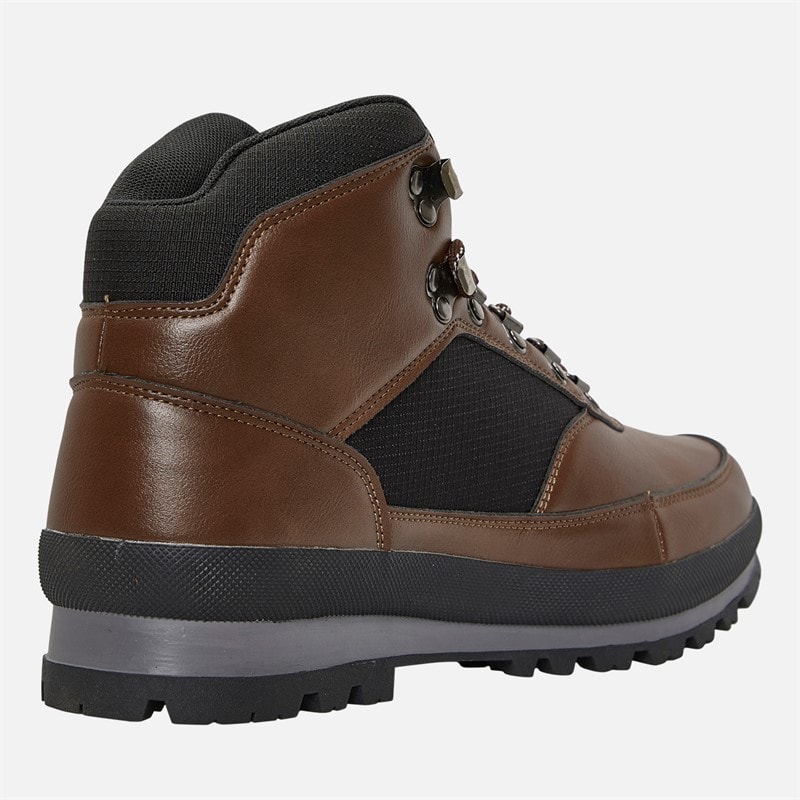 Mens Gingory Boots Brown - Image 5