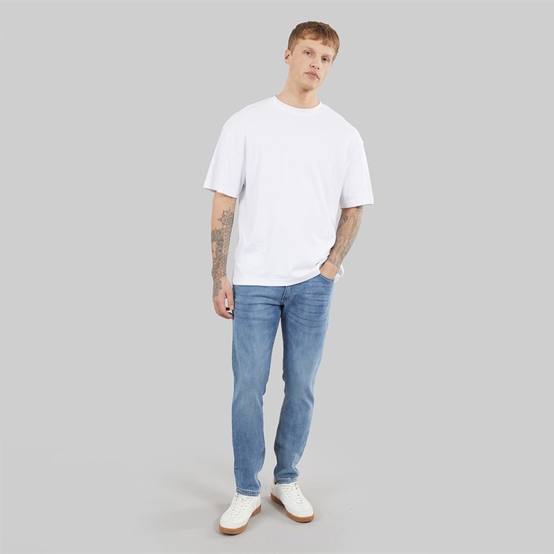 Mens Mayhen Slim Fit Jeans Light Wash - Image 4