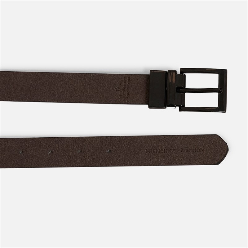 Mens FC Black Reversible Belt Black/Brown - Image 3
