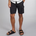 Mens Cargo Tech Shorts Black