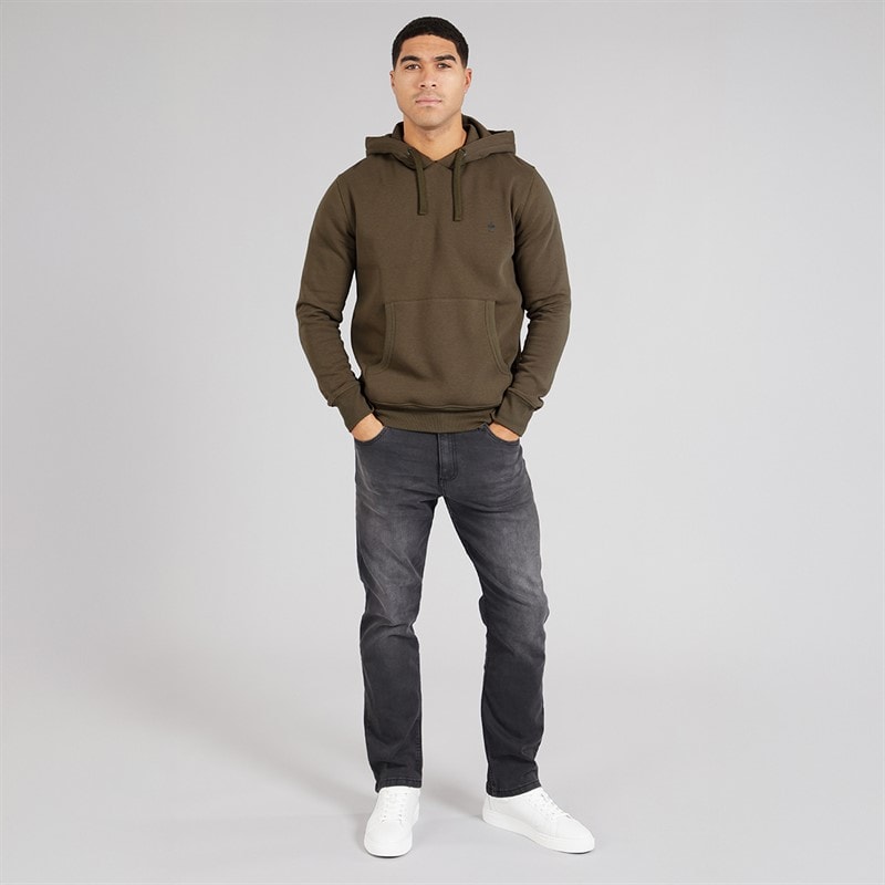 Mens Overhead Hoodie Khaki - Image 4