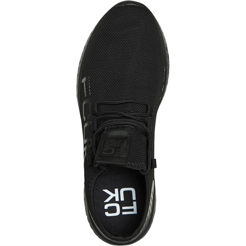 Mens FCUK Cloud Trainers Black - Image 4
