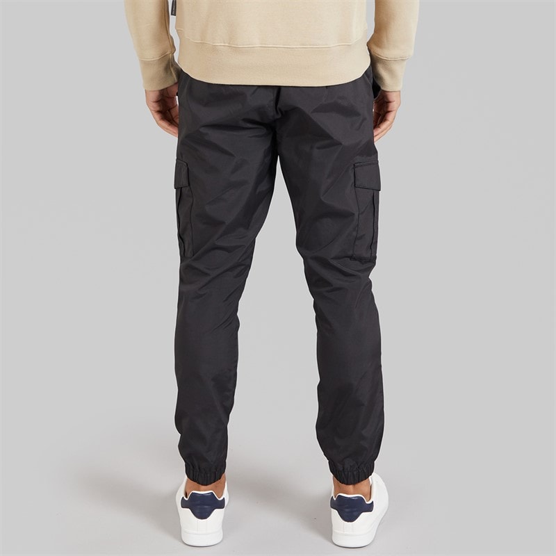 Mens Combat Tech Cargos Pants Black - Image 2