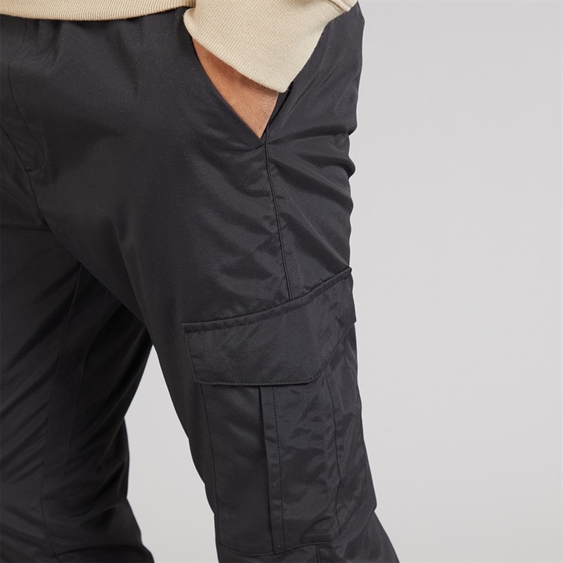Mens Combat Tech Cargos Pants Black - Image 3