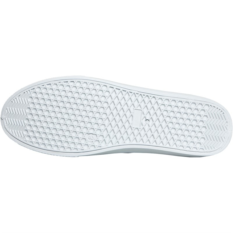 Mens FCUK Deck Slip On Canvas Pumps Grey - Image 2