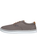 Mens FCUK Deck Canvas Pumps Grey