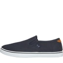 Mens FCUK Deck Slip On Canvas Pumps Navy