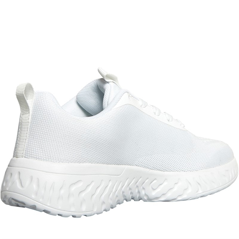 Womens V5 Lace Trainers White Mono - Image 5