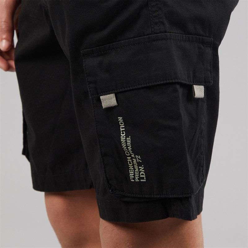 Boys Vault Cargo Shorts Black - Image 3