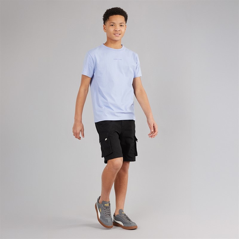 Boys Vault Cargo Shorts Black - Image 4