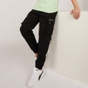 Boys Zone Cargo Pants Black