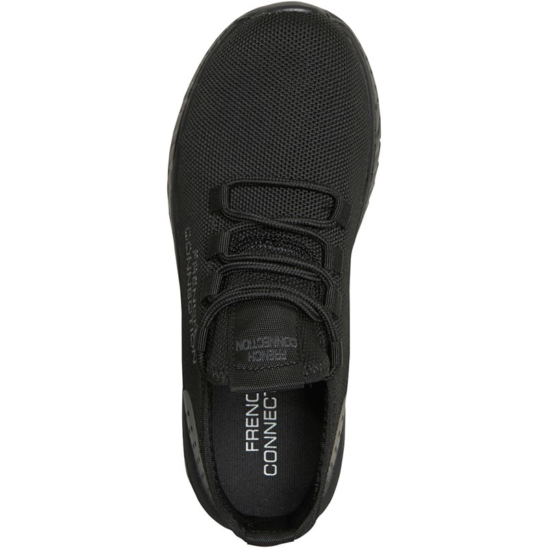 French Connection Junior Boys Cloud Trainers Black - Image 4