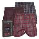 Mens Three Pack FC Woven Boxers Multi 2 - Chateaux Gingham/Chateaux Check/Red Green Blue Check