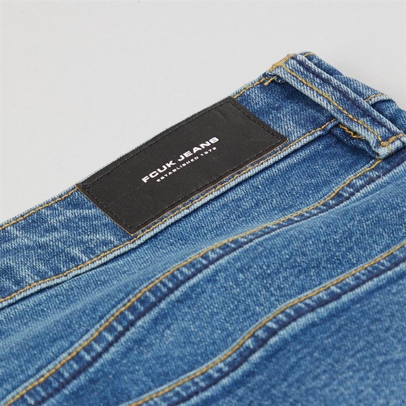 Mens FCUK Regular Fit Jeans Ind55 - Image 3