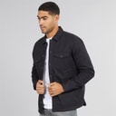 Mens Worker Borg Overshirt Marine