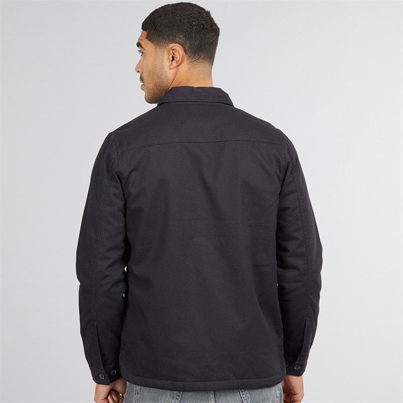 Mens Worker Borg Overshirt Marine - Image 2