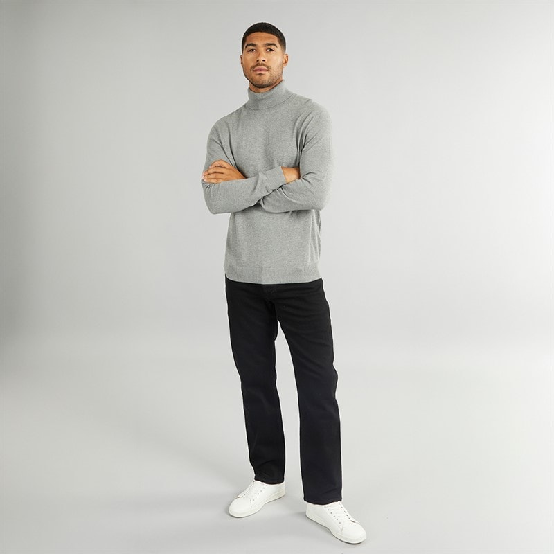 Mens FCUK Regular Fit Jeans Blk1 - Black - Image 3